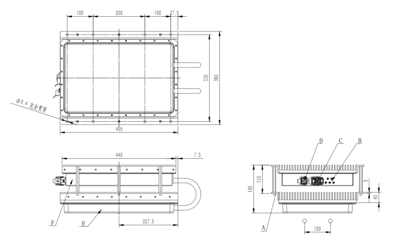 平面取电系统DWPS-FPS003X-560LA V1.0